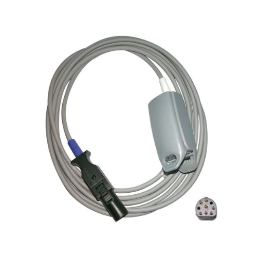 Compatible Datex Ohmeda OXY-F4-H-Adult Finger Clip Reusable SpO2 sensor with Hypetronics 7PIN Male